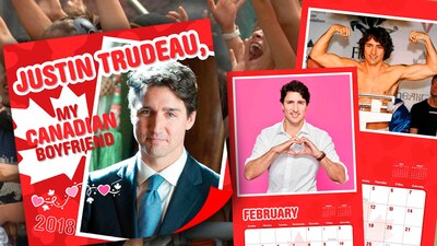 Las fans del primer ministro de Canadá podrán adquirir este calendario a través de internet