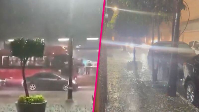 Granizada toma por sorpresa a habitantes de la CDMX: “fue corta pero violenta”, dicen
