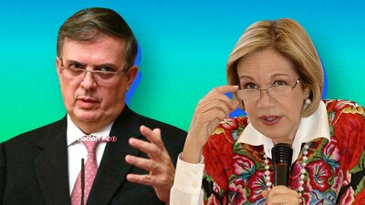 Marcelo Ebrard se enojó con la escritora por una columna