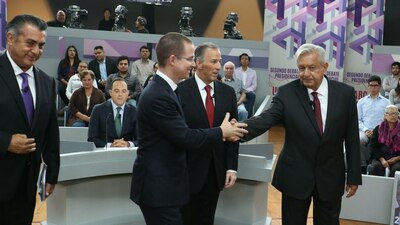 'El Bronco', Ricardo Anaya, José Antonio Meade y Andrés Manuel López Obrador