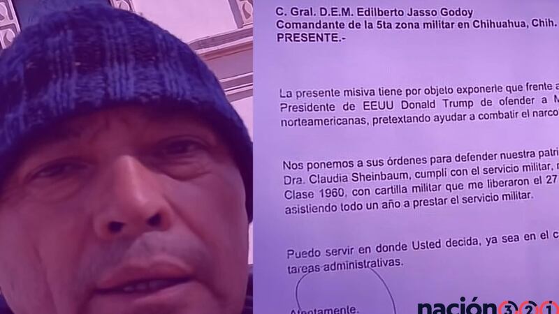 Exdiputado de Morena se ofrece al Ejército para proteger a México ante amenazas de Trump