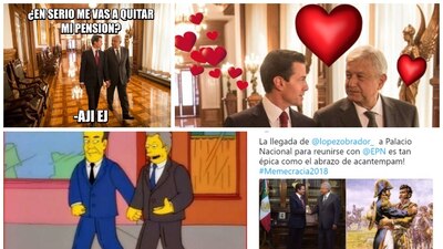 El humor se hizo presente tras el encuentro entre Peña Nieto y AMLO