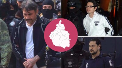 Tanto 'El Licenciado', como 'El Ingeniero' y 'El JJ', fueron detenidos en la Miguel Hidalgo