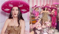 VIDEO: Katy Perry porta sombrero y se echa 'palomazo' con mariachi