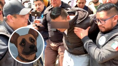 El presunto culpable de la muerte del perro, habría pedido 'paro' a los oficiales que lo detuvieron por maltrato animal