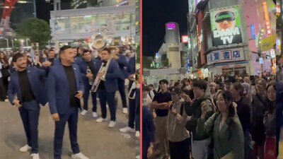 No empezaron ni a interpretar la letra, cuando un policía pidió parar el ruido