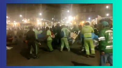 Miembros de frena se enfrentaron con elementos de la secretaría de Gobierno de la CDMX