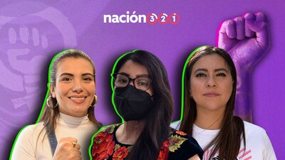 Diana Luz Vázquez (Ley Sabina), María Elena Ríos (Ley Malena) y Olimpia Coral (Ley Olimpia)