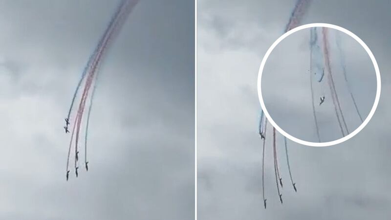 Chocan aviones de la Fuerza Aérea de Francia al ensayar espectáculo