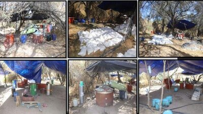 Este laboratorio clandestino tenía la capacidad de producir hasta seis millones de dosis de metanfetamina