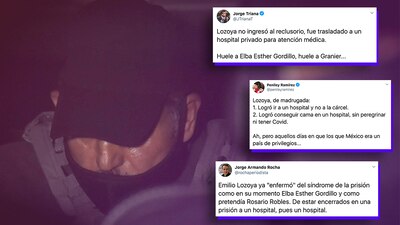 El traslado de Emilio Lozoya a un hospital causó indignación en redes