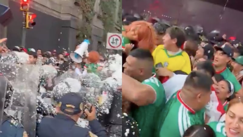 VIDEO: Reportan empujones en acceso al Fan Fest del Zócalo de la CDMX
