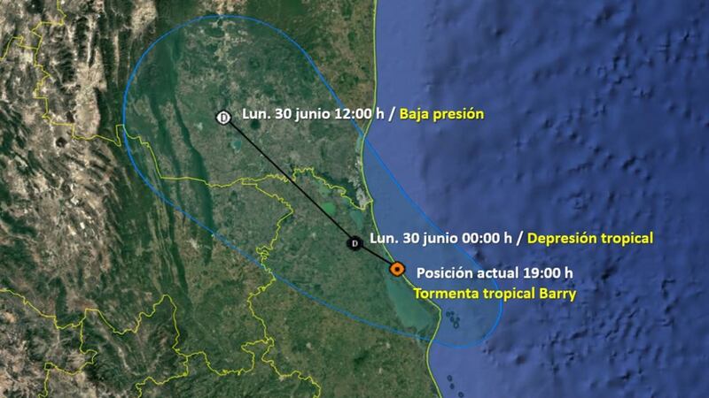 Tormenta Tropical ‘Barry’ impacta en Veracruz; deja lluvias extremas en varias entidades