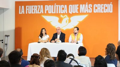Dante Delgado y Laura Ballesteros explicaron el crecimiento del partido en el 2024