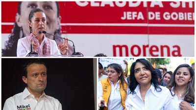 Claudia Sheinbaum sigue a la cabeza en cuanto a preferencia de voto de los capitalinos