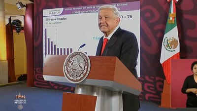 El mandatario mexicano dijo que era de mal gusto comparar muertes pero, aseguró que lo hace para combatir la desinformación