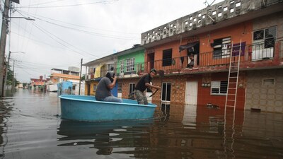Las mayores lluvias fueron el 30 y 31 de octubre, con 450 y 207 litros por metro cuadrado respectivamente