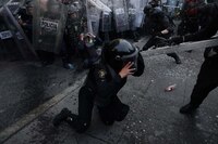 Policías de la CDMX marchan por las agresiones sufridas en pasado 2 de octubre