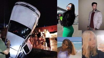 Los jóvenes estaban celebrando la graduación de algunos de ellos