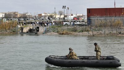 Autoridades de Estados Unidos resguardan la frontera