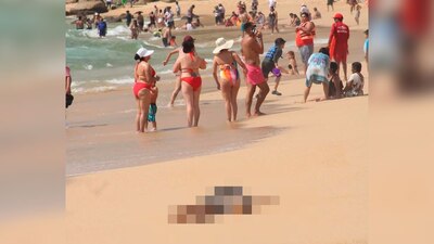 Las playas no fueron cerradas a pesar del asombro de la gente