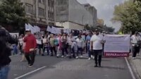 Comerciantes marchan al Zócalo de la CDMX para protestar por operativos de Reordenamiento Público