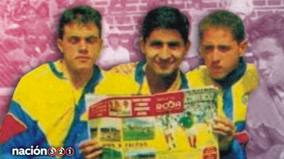 Cuauhtémoc Blanco, Isaac Terrazas y Germán Villa durante su época de jugadores del América