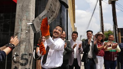 Recordó que casi el 90% de las calles en la Ciudad de México llevan nombres de hombres