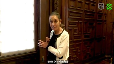 Claudia Sheinbaum muestra el despacho de los gobernantes de la CDMX