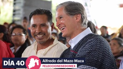El candidato priista tuvo un encuentro en Valle de Chalco
