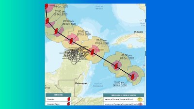 El huracán Delta se fortaleció este martes a categoría 4, informó el Centro Nacional de Huracanes de Estados Unidos.