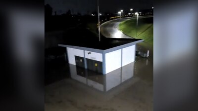 Al lugar llegaron autoridades para hacer cortes viales