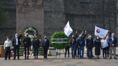 Conmemoración del 53 Aniversario de la Masacre del 2 de octubre con la Jefa de Gobierno.