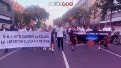 Este lunes, integrantes de esa familia se manifestaron en las inmediaciones de Palacio Nacional; pidieron justicia