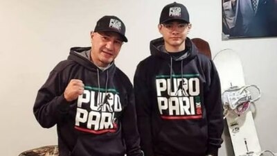 Luis era el tercer hijo de ‘Cobrita’; en abril de 2020 lo presentó en redes sociales, previo a su debut en el ring