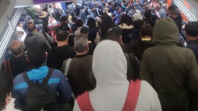 Los tumultos en la Línea 8 desquiciaron a usuarios esta mañana