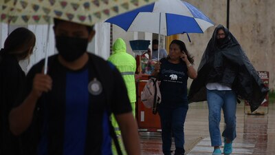 Las lluvias pueden estar acompañadas de descargas eléctricas y vientos fuertes