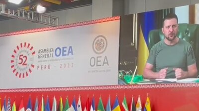 El presidente de Ucrania pidió apoyo a los países americanos para llevar la paz