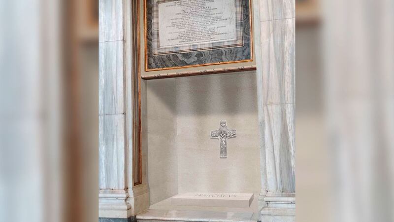 Revelan primera imagen de la tumba en la que descansará el Papa Francisco