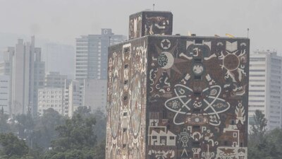 Las instalaciones de Ciudad Universitario al sur de la Ciudad de México