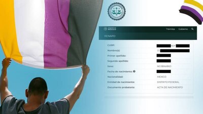 El RENAPO emitió la primera CURP de una persona de género no binario en México