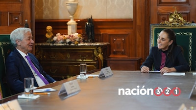La presidenta Claudia Sheinbaum sostuvo una reunión en Palacio Nacional con Jamie Dimon, director ejecutivo de J.P. Morgan, considerado uno de los grupos financieros más importantes del mundo.