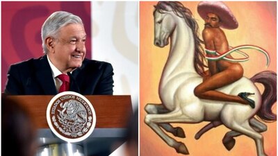 Un cuadro donde se hace referencia a Emiliano Zapata ha causado controversia