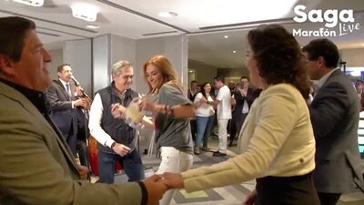 Mancera, Ortega y Ríos Piter bailaron con Adela Micha