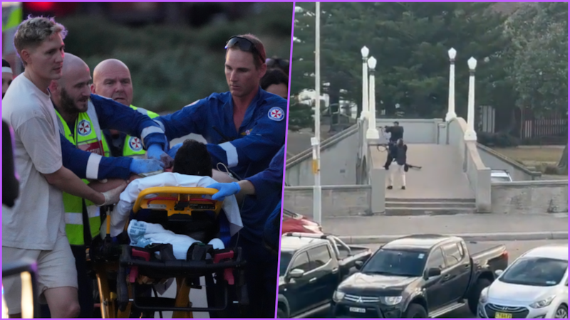 VIDEO: Momento exacto en que tiradores atacan evento judío en Sídney