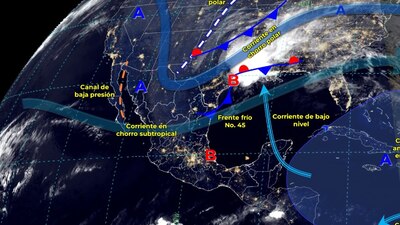 Estas precipitaciones podrían causar deslaves e inundaciones, se informó
