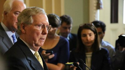 El líder republicano negó que México pague por el muro