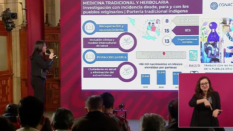 Práctica de la partería aumentó 38% durante pandemia: Conacyt