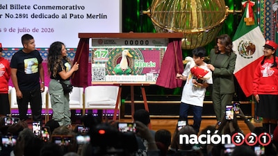 ¡Ya es parte de la historia! El Pato Merlín queda inmortalizado en un billete de la Lotería Nacional