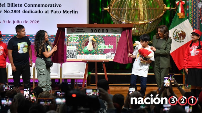 ¡Ya es parte de la historia! El Pato ‘Merlín’ queda inmortalizado en un billete de la Lotería Nacional